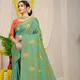 C Green (Yellow)__Royal Rajgharana Sarees